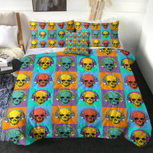 Load image into Gallery viewer, Skeleton Skull Coverlet