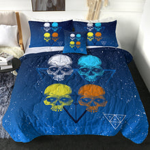 Load image into Gallery viewer, Skeleton Skull Coverlet