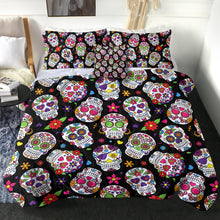 Load image into Gallery viewer, Skeleton Skull Coverlet
