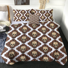 Load image into Gallery viewer, Skeleton Skull Coverlet