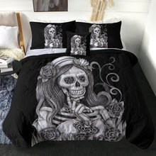 Load image into Gallery viewer, Skeleton Skull Coverlet