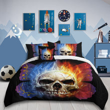 Load image into Gallery viewer, Skeleton Skull Coverlet