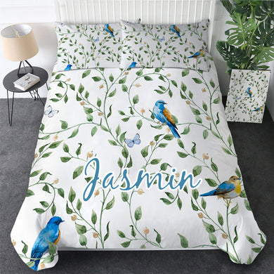 Customised Birds Quilt Cover Set - Various Styles