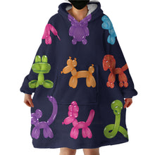 Load image into Gallery viewer, Blanket Hoodie - Balloon Dog (Made to Order)