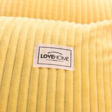 Load image into Gallery viewer, Soft Corduroy Velvet Fleece Quilt Cover Set - Yellow Grey