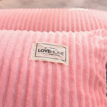 Load image into Gallery viewer, Soft Corduroy Velvet Fleece Quilt Cover Set - Pink Grey
