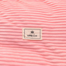 Load image into Gallery viewer, Soft Corduroy Velvet Fleece Quilt Cover Set - Pink Grey