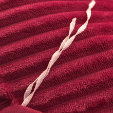 Load image into Gallery viewer, Soft Corduroy Velvet Fleece Quilt Cover Set - Red