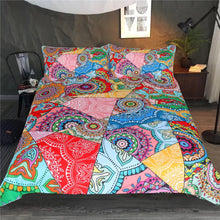 Load image into Gallery viewer, Mandala Quilt Cover Set - Puzzle
