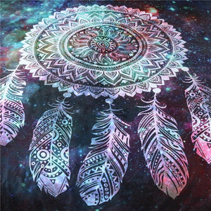 Mandala Quilt Cover Set - Night Fall