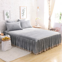Load image into Gallery viewer, Velvet Fleece Quilt Cover Set - Grey