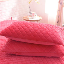 Load image into Gallery viewer, Velvet Fleece Quilt Cover Set - Rose