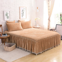 Load image into Gallery viewer, Velvet Fleece Quilt Cover Set - Camel