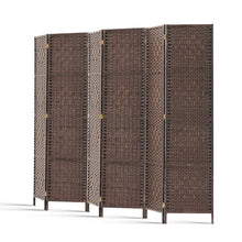 Load image into Gallery viewer, 6 Panel Room Divider - Brown