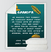 Load image into Gallery viewer, Customised Grandpa Throw Blanket