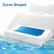 Load image into Gallery viewer, Deluxe Memory Foam Pillow with Cooling Gel Top