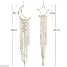 Load image into Gallery viewer, Macrame Dream Catcher - Star or Moon