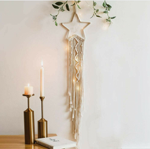 Load image into Gallery viewer, Macrame Dream Catcher - Star or Moon