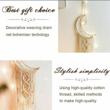 Load image into Gallery viewer, Macrame Dream Catcher - Star or Moon
