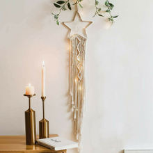Load image into Gallery viewer, Macrame Dream Catcher - Star or Moon