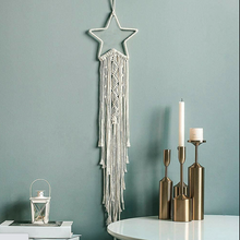 Load image into Gallery viewer, Macrame Dream Catcher - Star or Moon