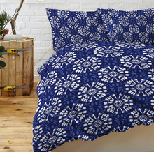 Load image into Gallery viewer, Rainbow Blue Tie Dye Quilt Cover Bedding Set