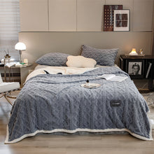 Load image into Gallery viewer, Pineapple Fleece Blanket - Grey