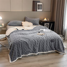 Load image into Gallery viewer, Pineapple Fleece Blanket - Grey