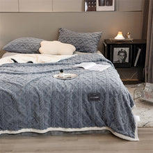 Load image into Gallery viewer, Pineapple Fleece Blanket - Grey