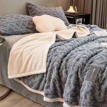 Load image into Gallery viewer, Pineapple Fleece Blanket - Grey