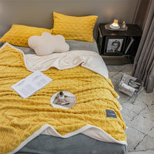 Load image into Gallery viewer, Pineapple Fleece Blanket - Yellow
