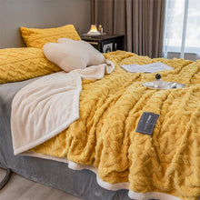 Load image into Gallery viewer, Pineapple Fleece Blanket - Yellow