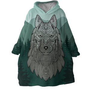 Blanket Hoodie - Wolf Mountain (Made to Order)