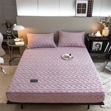 Load image into Gallery viewer, Pineapple Fleece Fitted Sheet - Purple