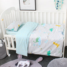 Load image into Gallery viewer, Little Dinosaur 3Pcs Baby Bedding Set - 100% cotton
