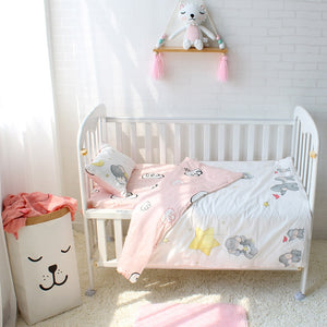 Little Elephant 3Pcs Baby Bedding Set - 100% cotton