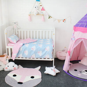 Bunny 3Pcs Baby Bedding Set - 100% cotton