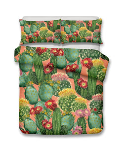 Desert Cactus Duvet Cover Set