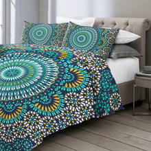 Load image into Gallery viewer, Mandala Quilt Cover Set - Many Styles