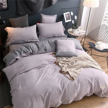 Load image into Gallery viewer, Luxury 100% Cotton Clipping Diamond 4pcs Bedding Set - Heaven