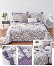 Load image into Gallery viewer, Jacquard Cotton Bedspread 3pcs Sand Washing
