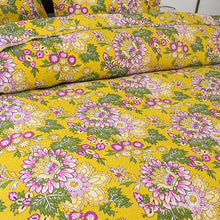 Load image into Gallery viewer, Cotton Bedspread Set 3pcs Sarah in Yellow