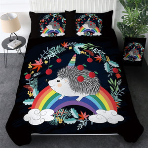 Customised Hedgehog Quilt Cover Set - Various Styles