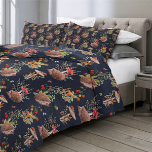 Customised Hedgehog Quilt Cover Set - Various Styles