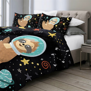 Customised Sloth Quilt Cover Set