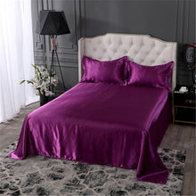 Load image into Gallery viewer, Satin Flat Sheet or Pillowcases - Various Colours