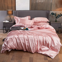 Load image into Gallery viewer, Satin Bedding Set - Rose