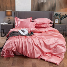 Load image into Gallery viewer, Satin Bedding Set - Peach