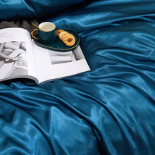 Load image into Gallery viewer, Satin Bedding Set - Royal Blue