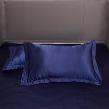 Load image into Gallery viewer, Satin Bedding Set - Navy